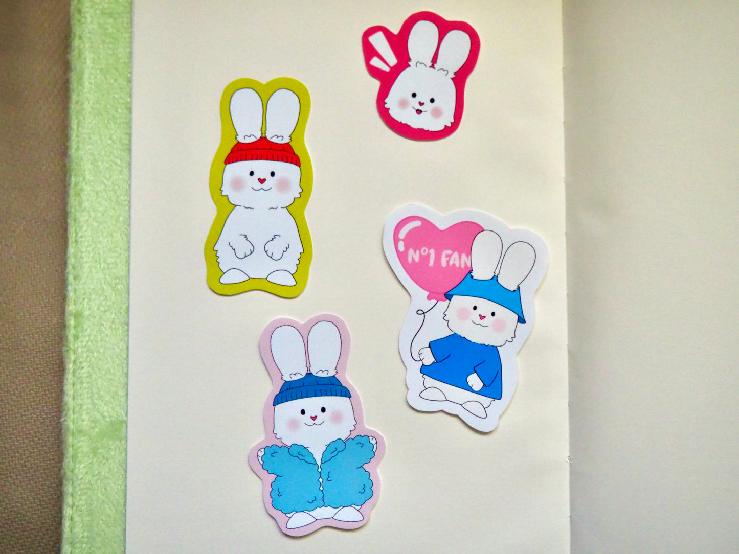 Pack de stickers lapin