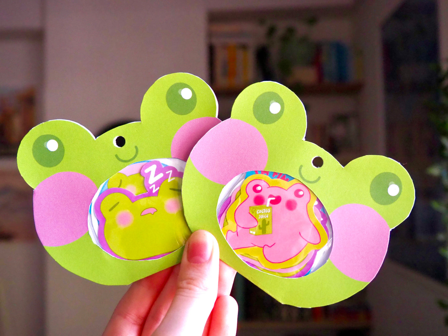 Pack de stickers grenouille
