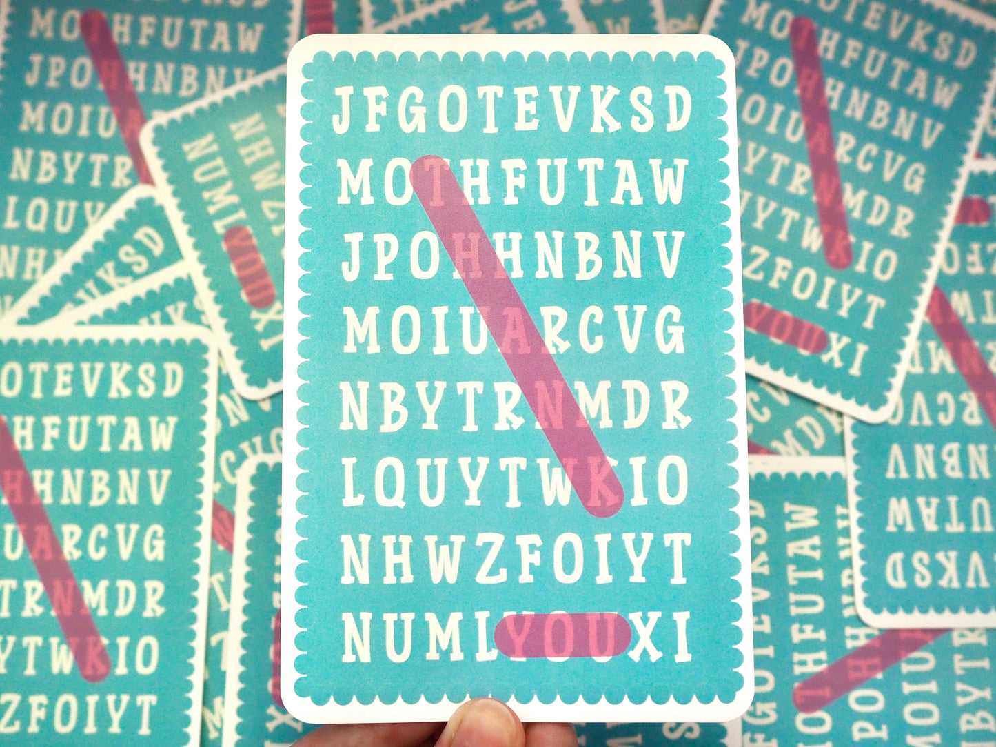 Carte postale "Thank you"