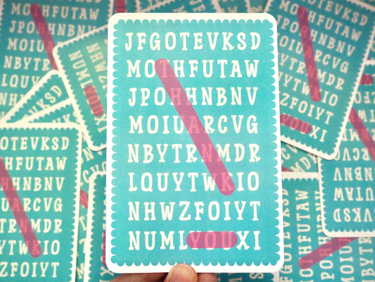 Carte postale "Thank you"