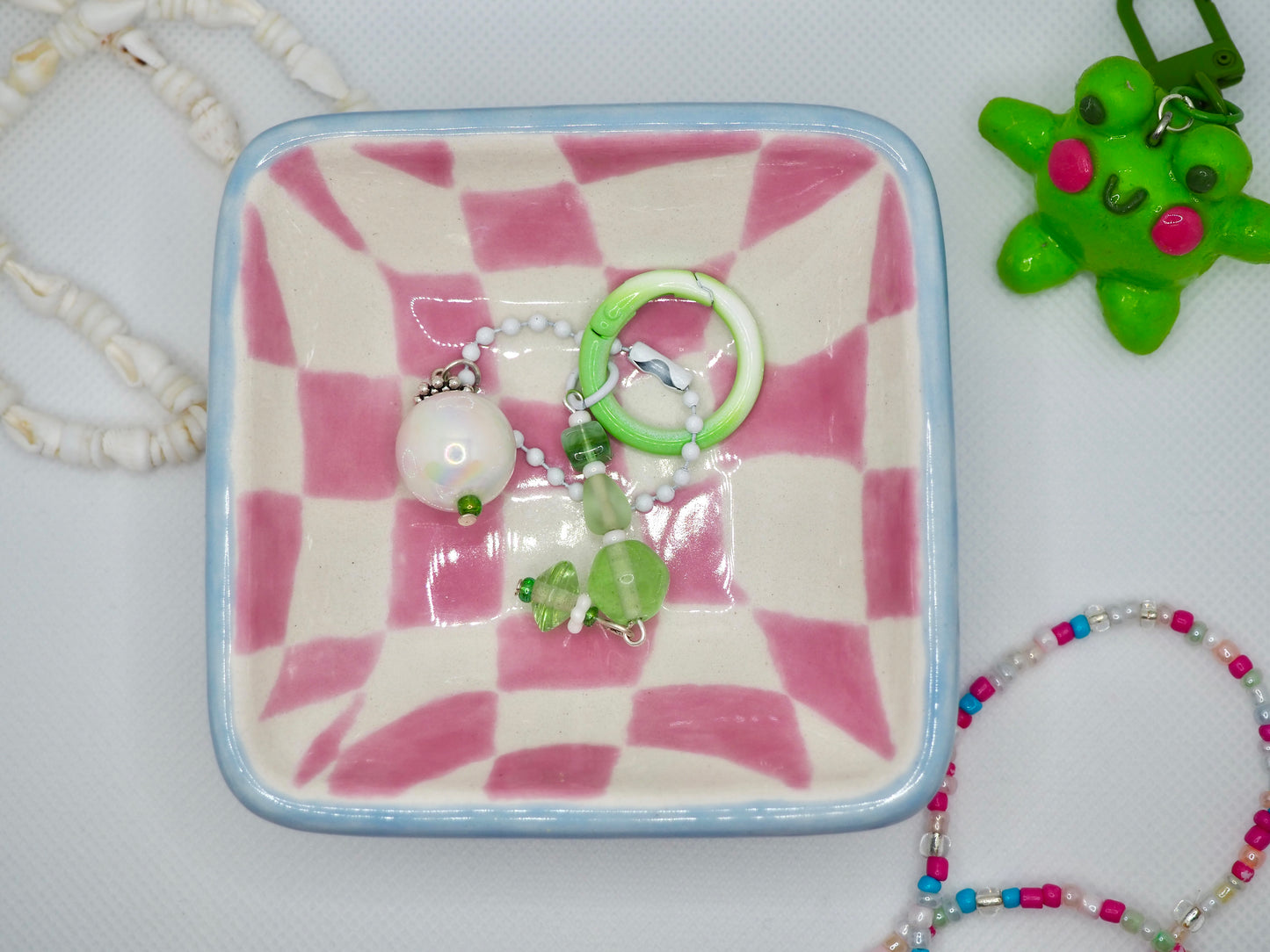 Porte-clé vert