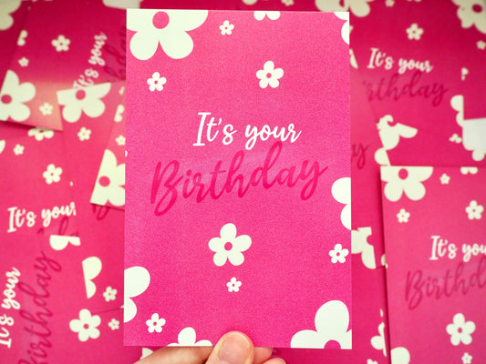 Carte postale anniversaire