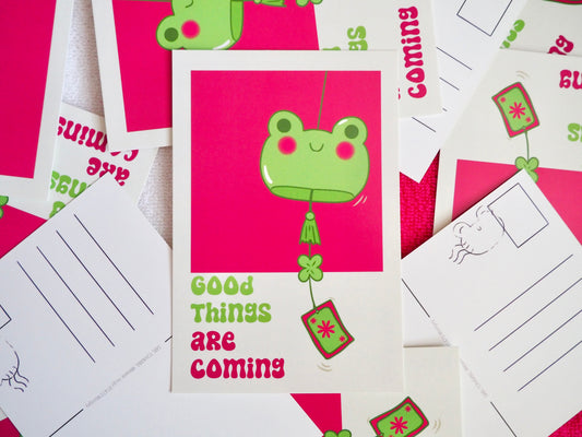 Carte "Good things are coming"