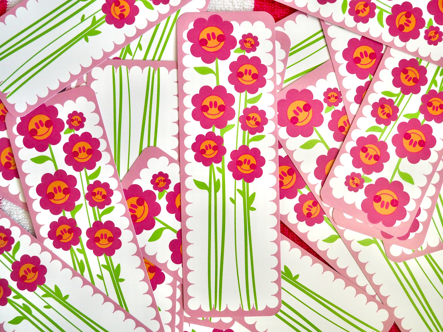 Marque page fleurs
