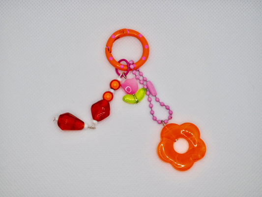 Porte-clé bicolore