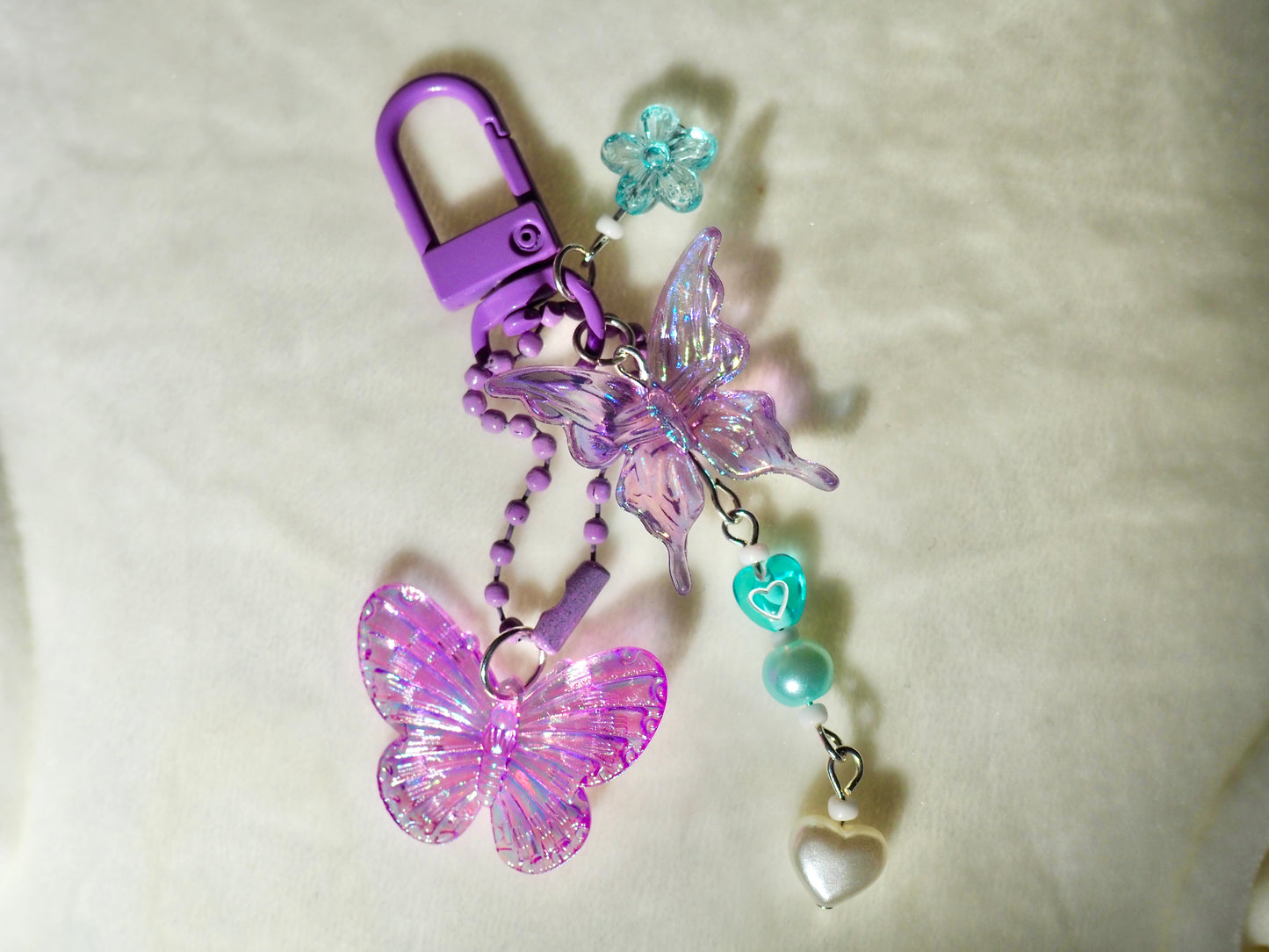 Porte-clé papillons