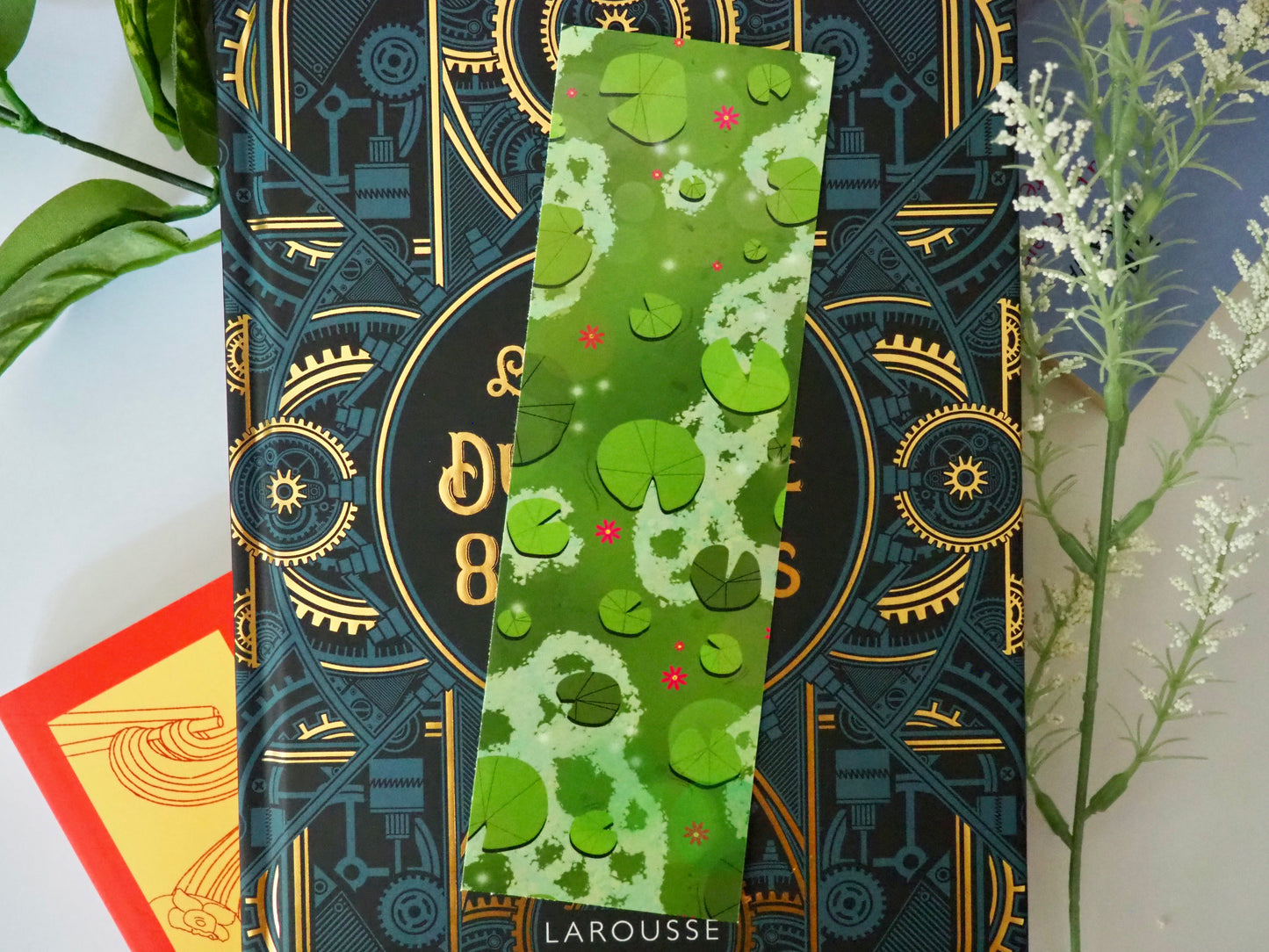 Marque page nénuphar