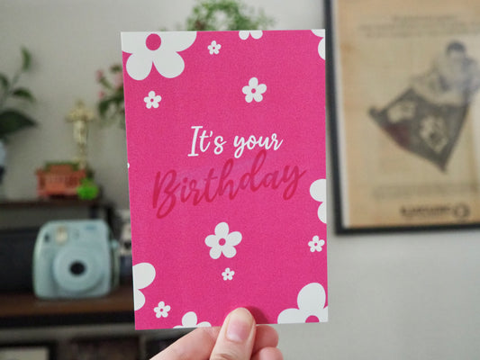 Carte postale anniversaire