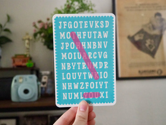 Carte postale "Thank you"