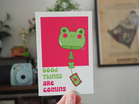 Carte "Good things are coming"
