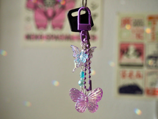 Porte-clé papillons