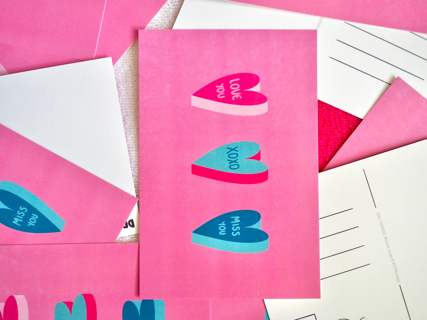 Carte postale "love you"