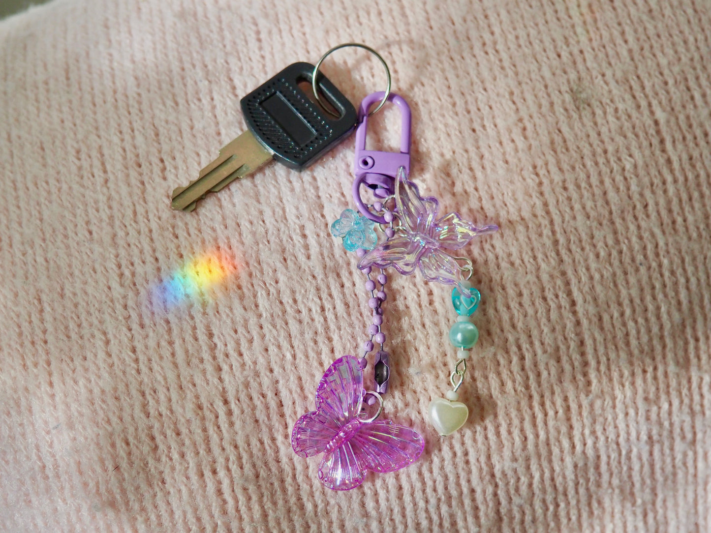 Porte-clé papillons