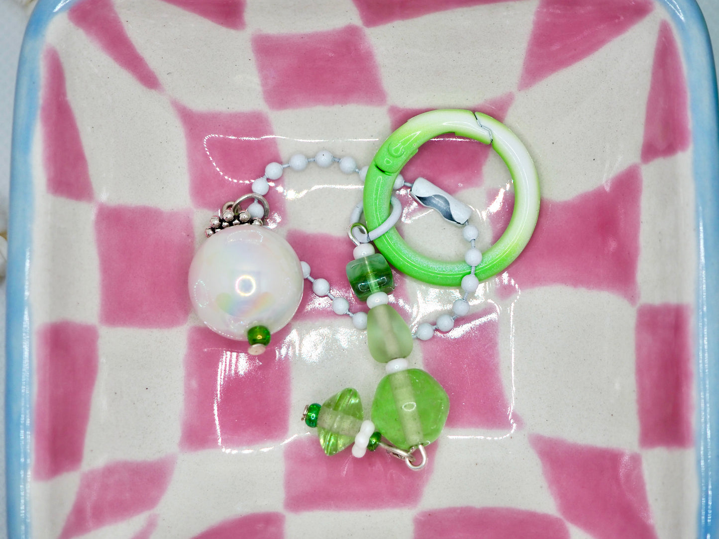 Porte-clé vert