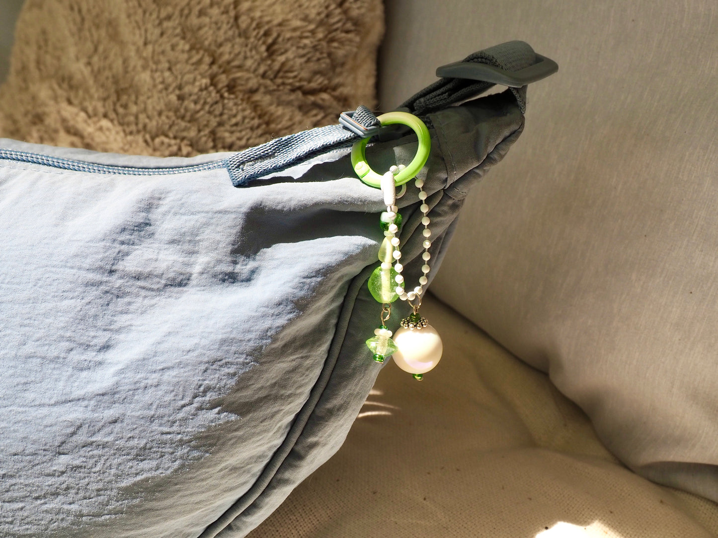 Porte-clé vert