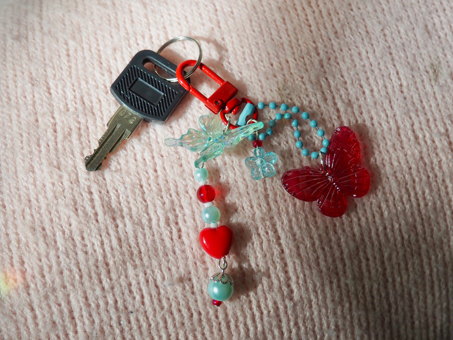 Porte-clé papillons