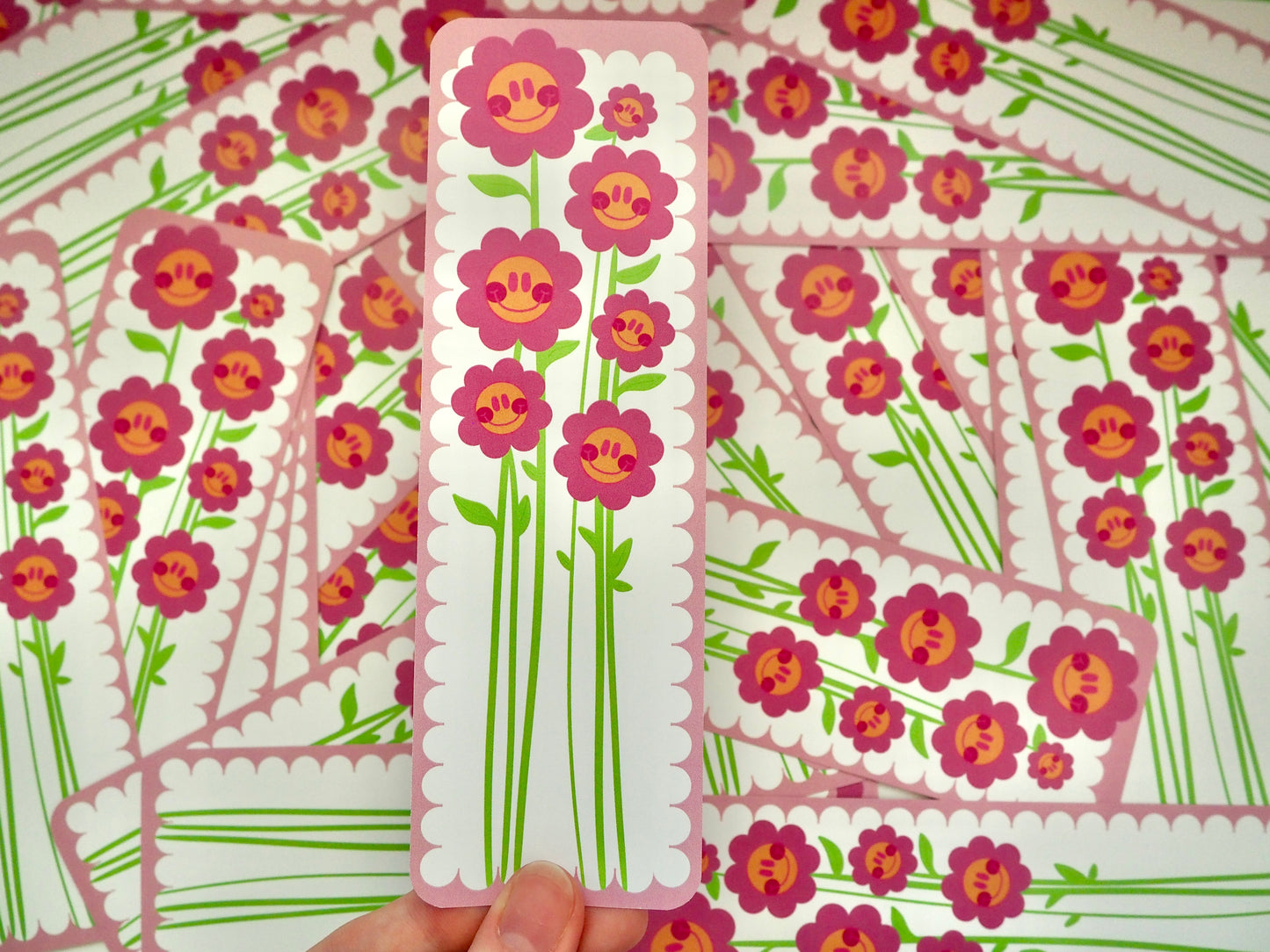 Marque page fleurs